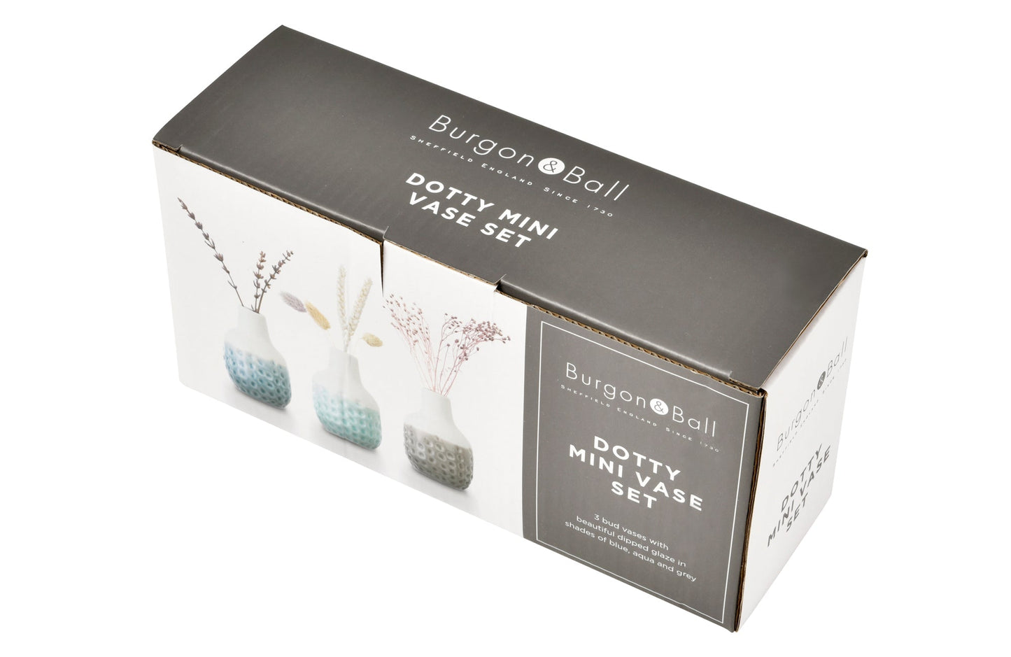 Burgon & Ball® Dotty Mini Vase Trio Set