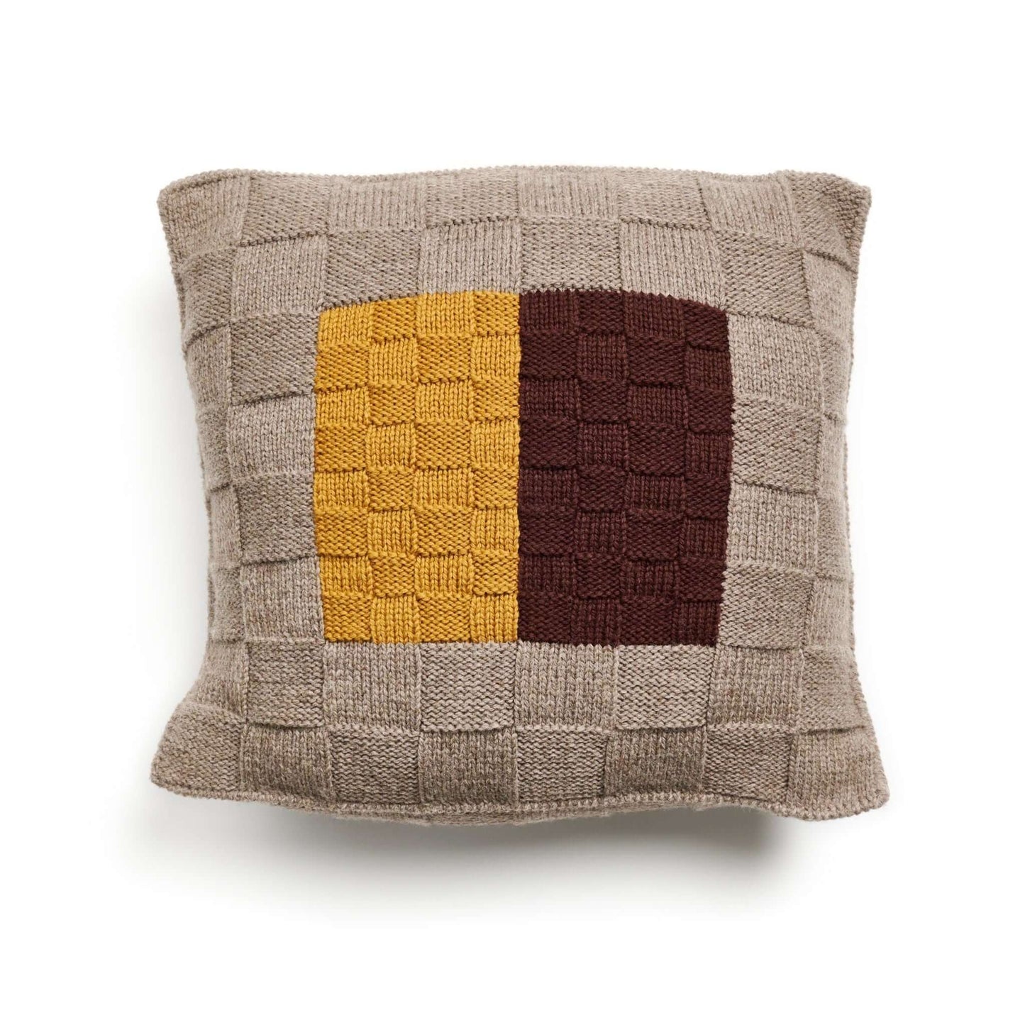 Andes Topaz Hand Knitted Large Andes Wool Pillow Cover