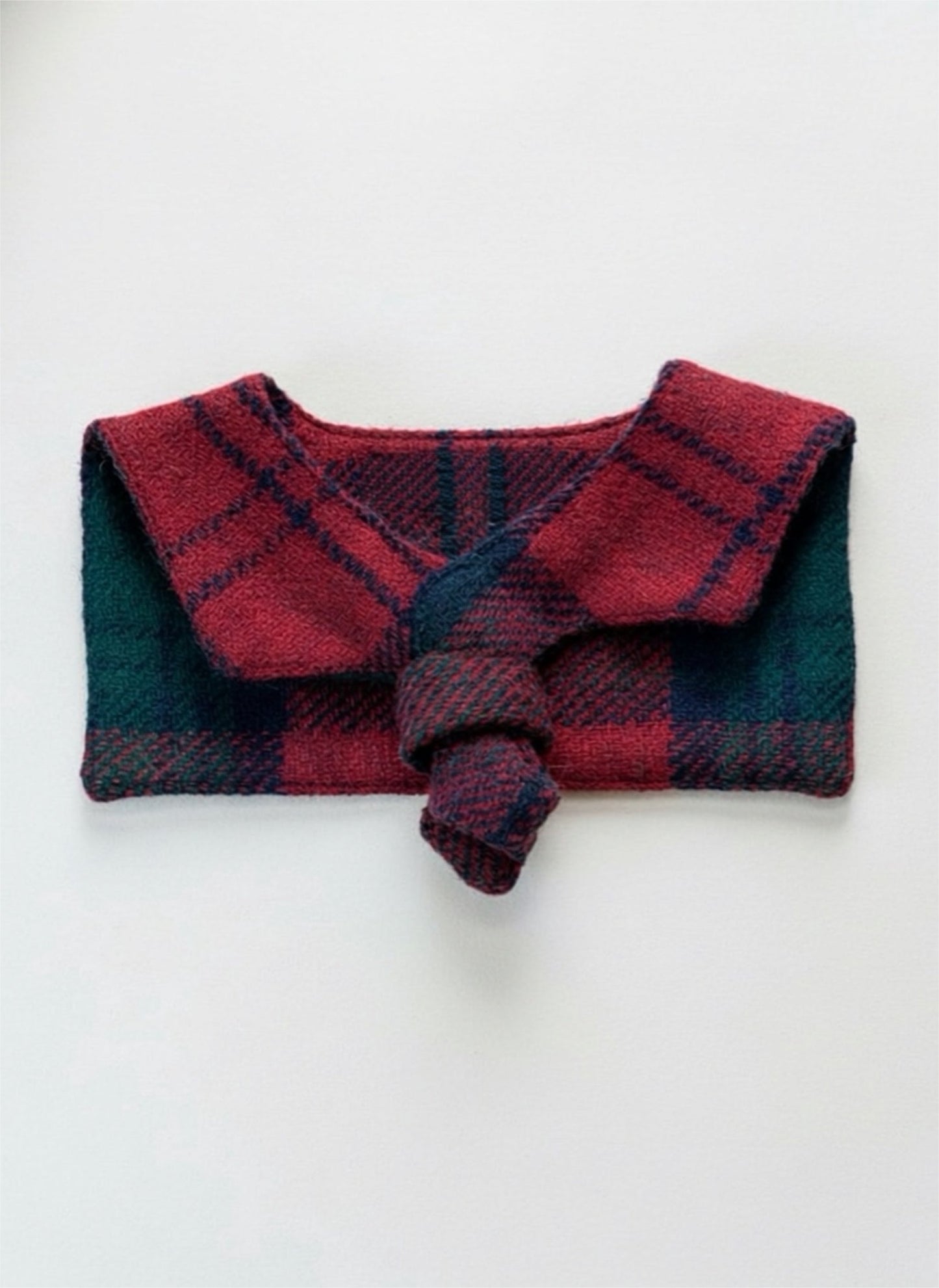 Heirloom Wool Sailor Collar – Loganberry Tartan