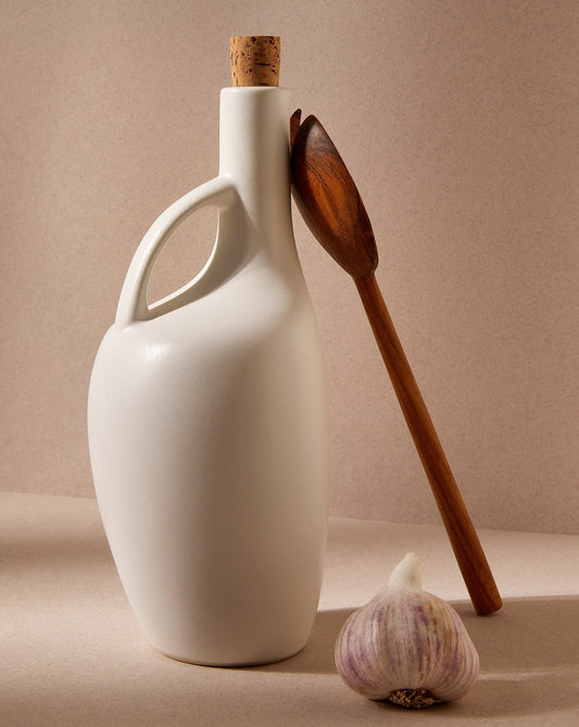 Stoneware Olive Oil Dispenser | Canard 34 oz