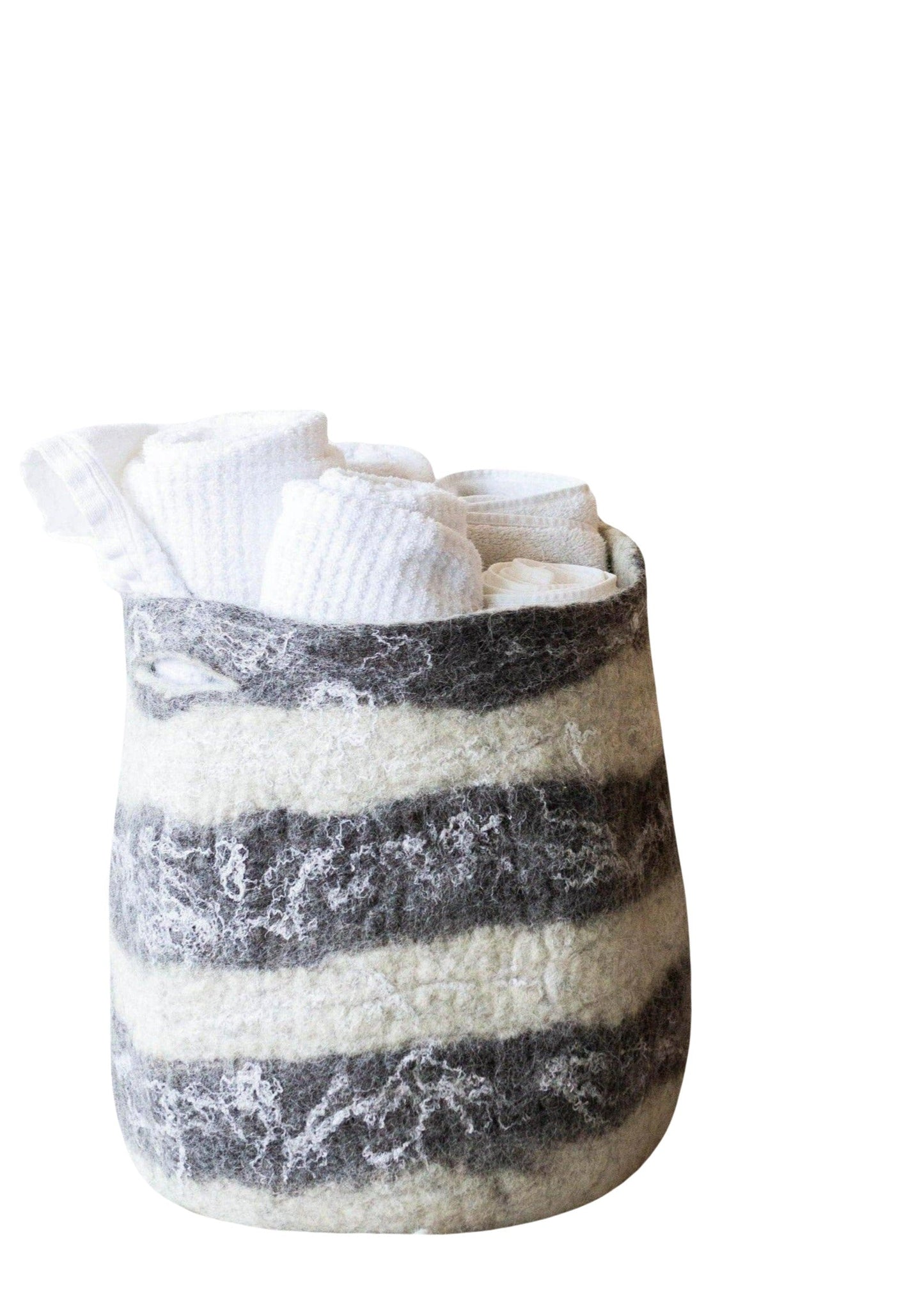Ingobozi Woven Wool African Storage Basket