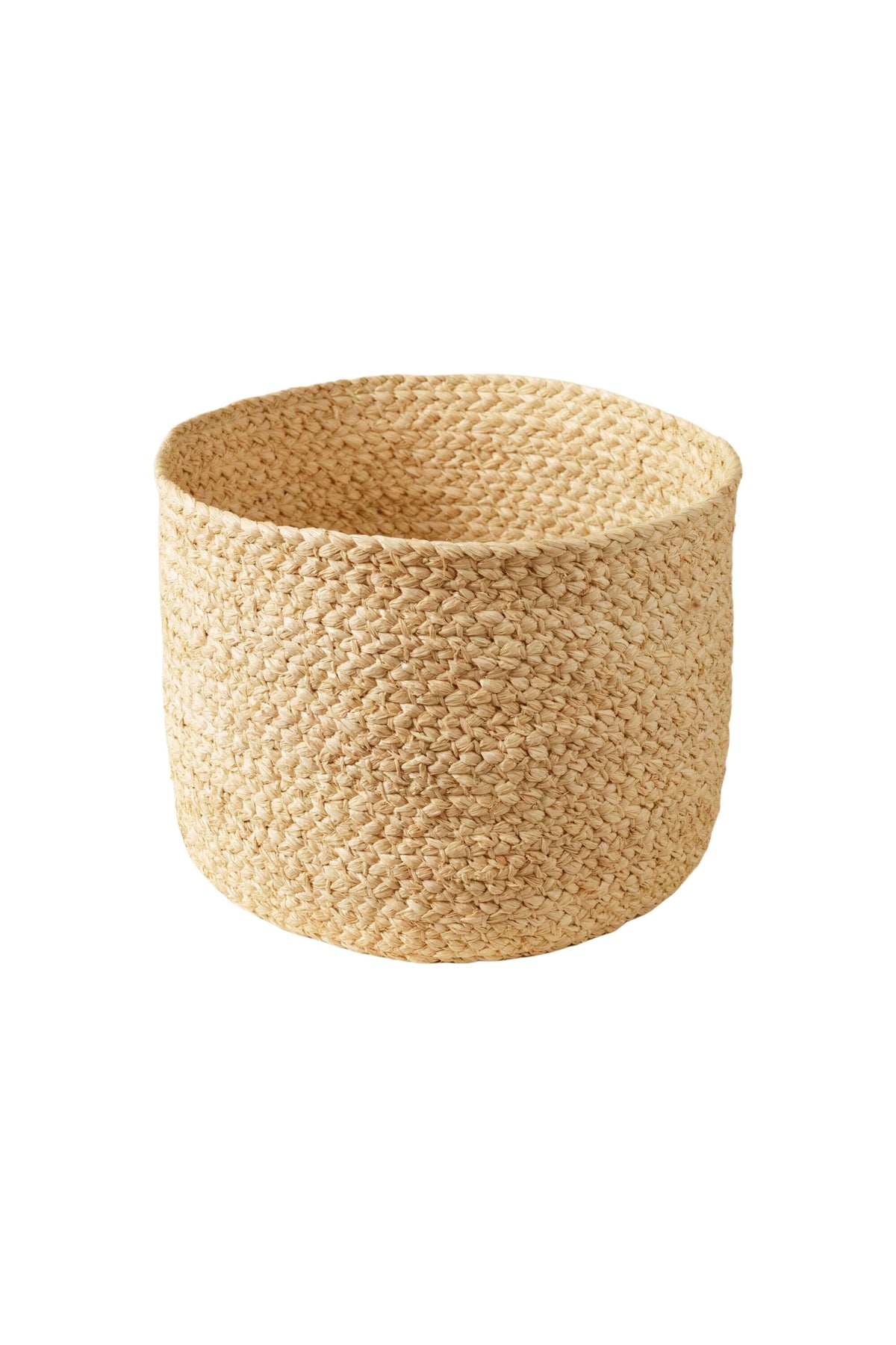 Braided Raffia Planter