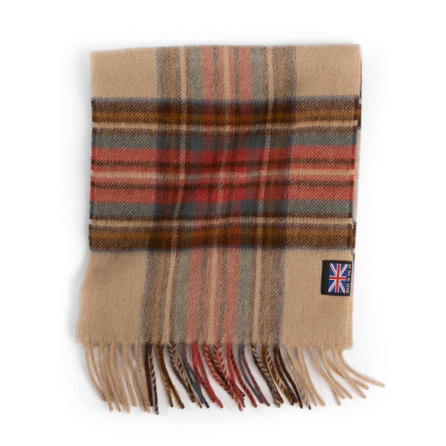 Prince of Scots Merino Lambswool Tartan Scarf - Antique Dress Stewart