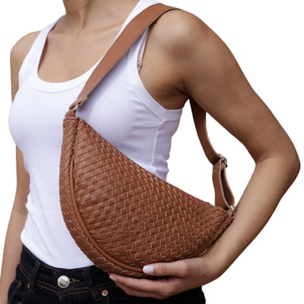 Hilal Woven Leather Sling