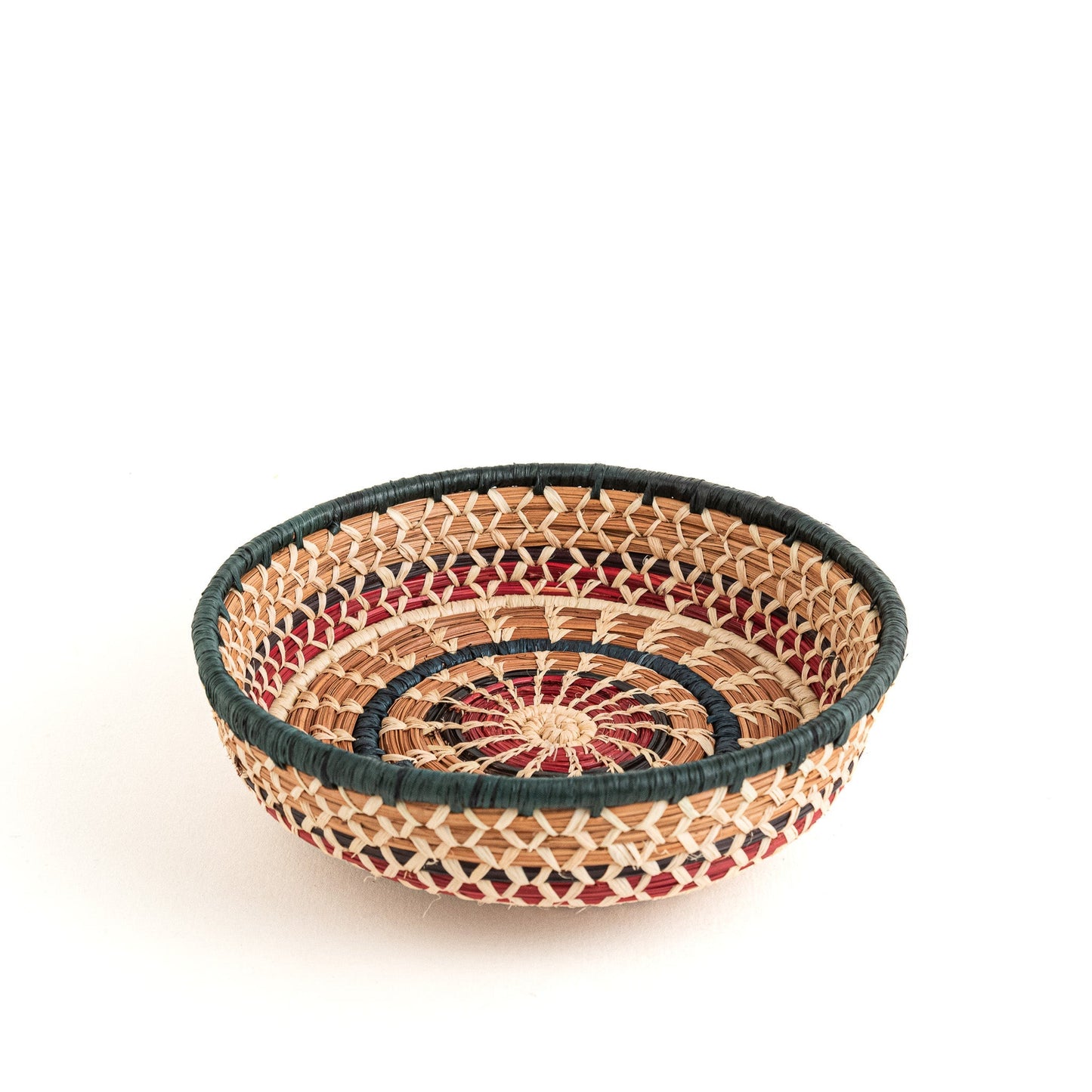 Pinwheel Pine Needle Basket