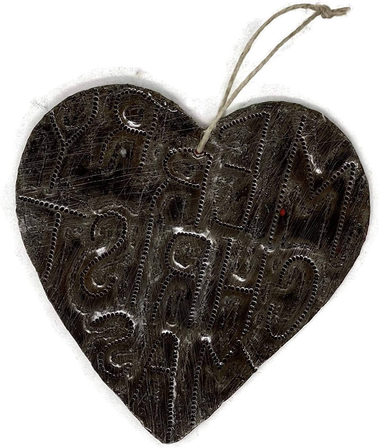 Ornament, Decor Collection, Merry Christmas Heart 4.25