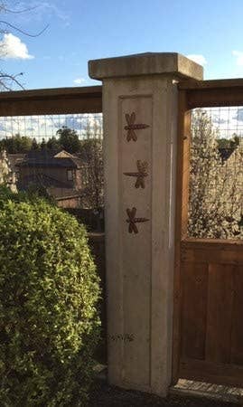 6" Metal Dragonfly Garden Art, Haiti Fair Trade Set of 3