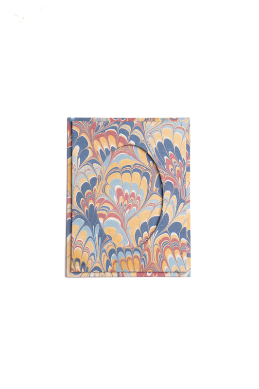 Hand-Marbled Picture Frame in Venetian Swirl, 4x6