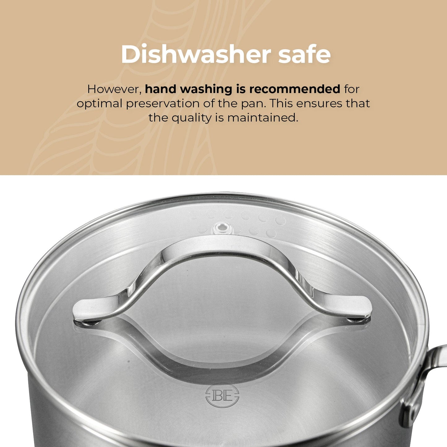 BE | LIVING - Essential Series - 12 pcs Cookware Set - Triply Stainless Steel