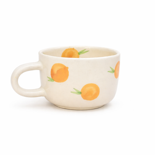 Artisan Ceramic Mug - Orange