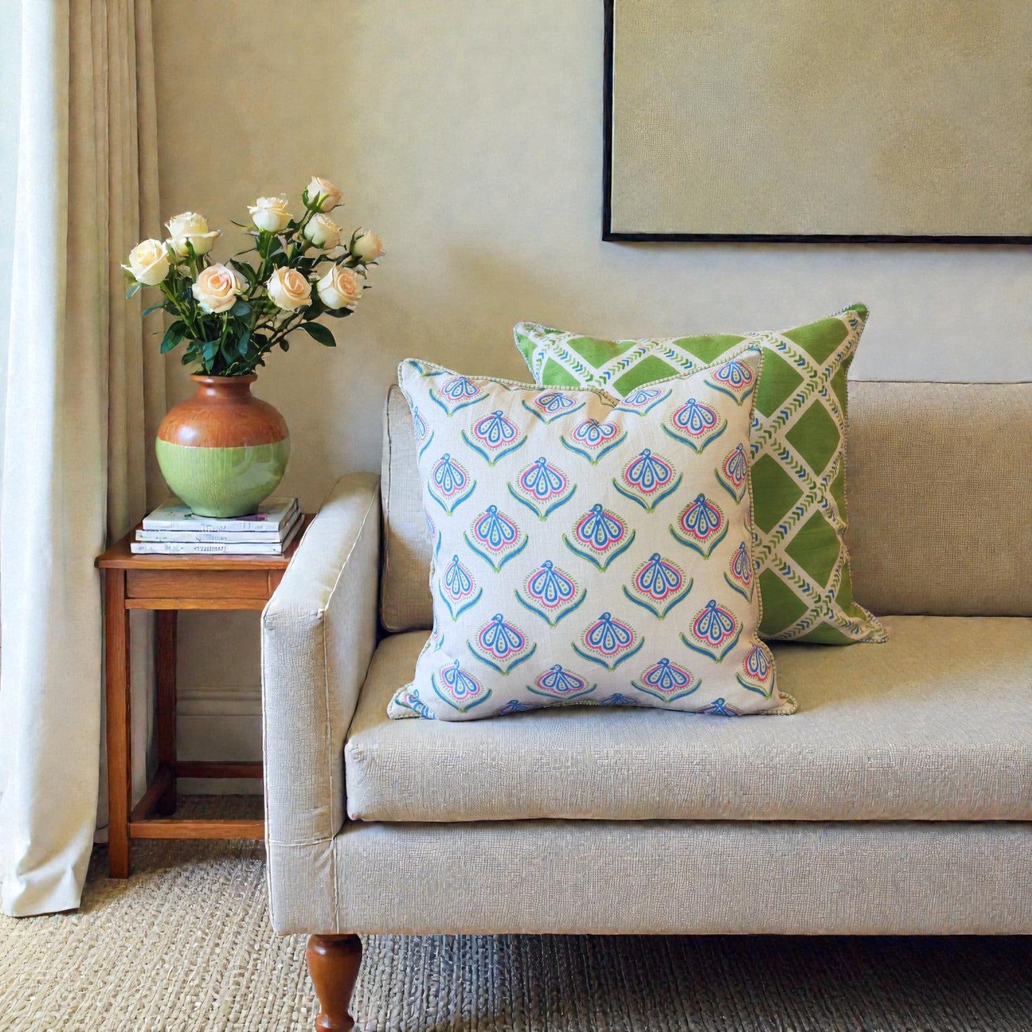 Morni Linen Pillow Cover
