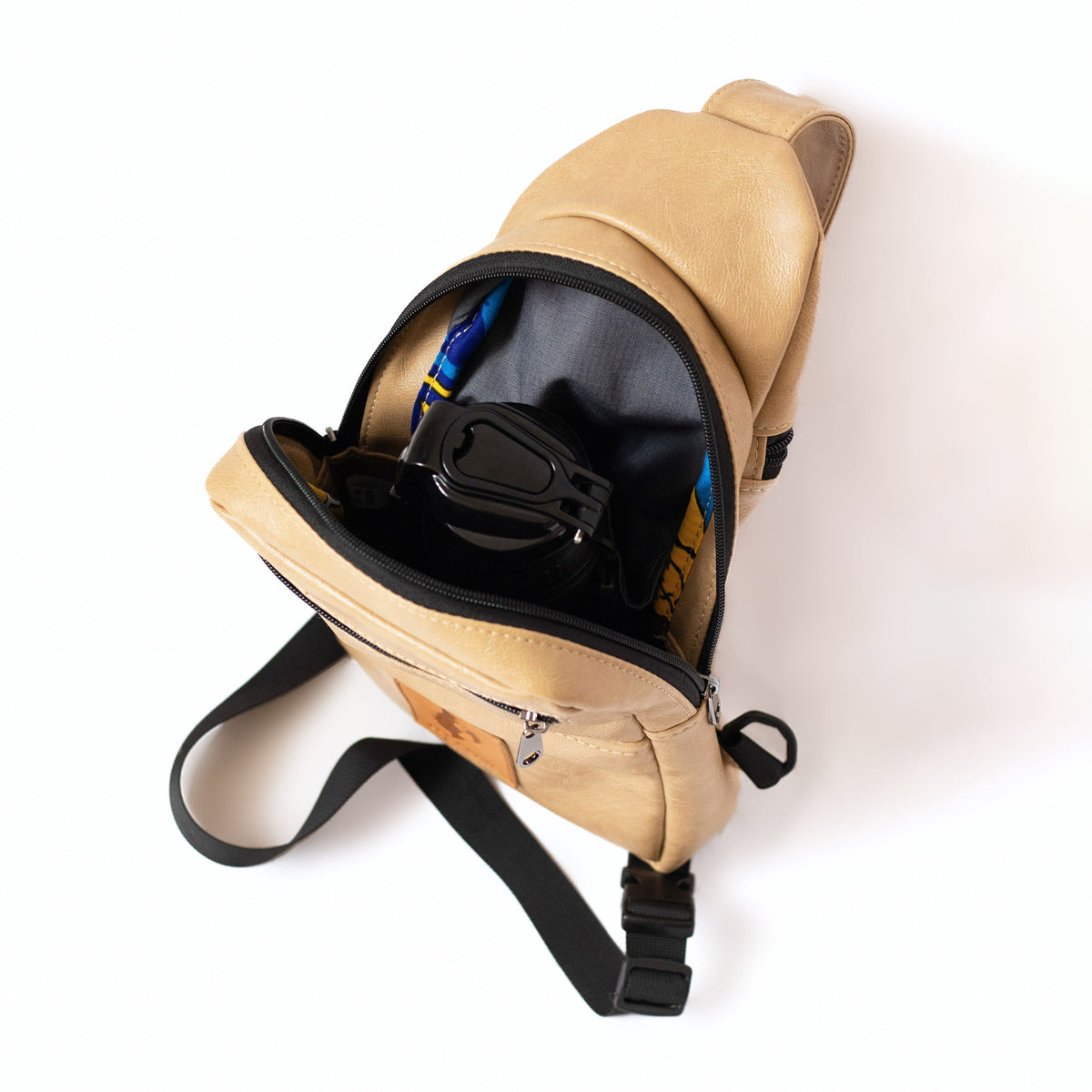 Vegan Leather Crossbody Bag for Women | Umoja Large Sling Bag for Men