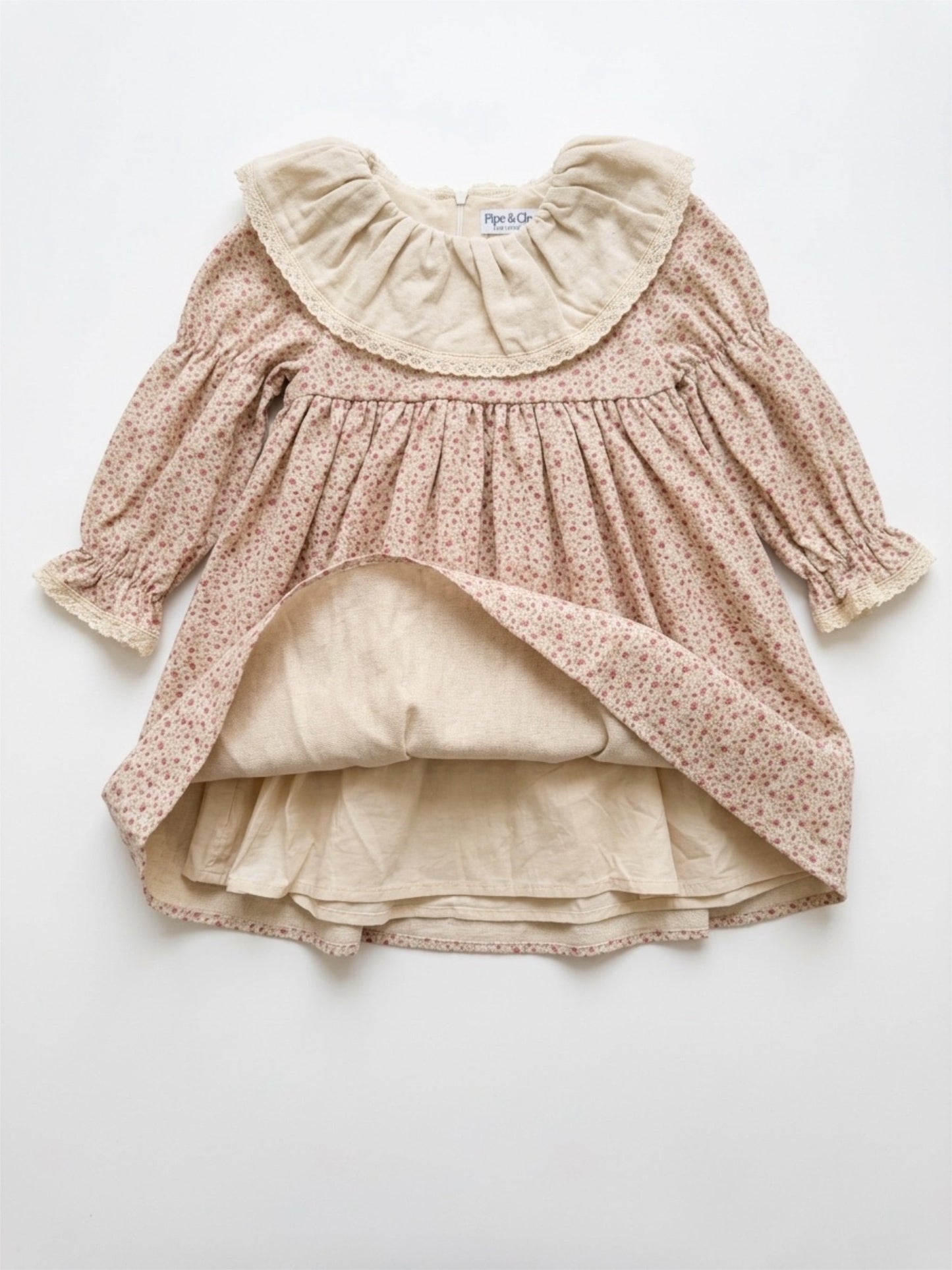 Marguerite Dress- Wild Rosebud Garden