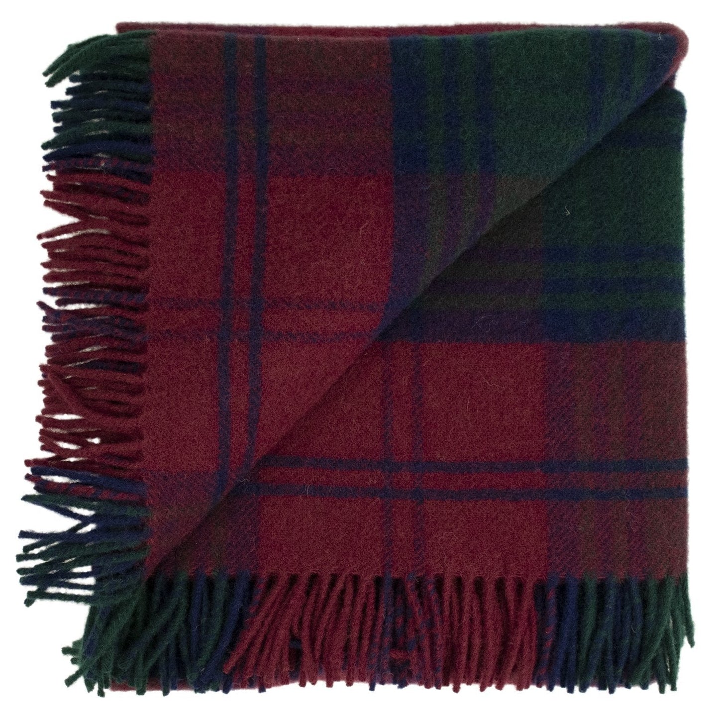 Highland Tweeds Pure New Wool  Fluffy Throw - Lindsay