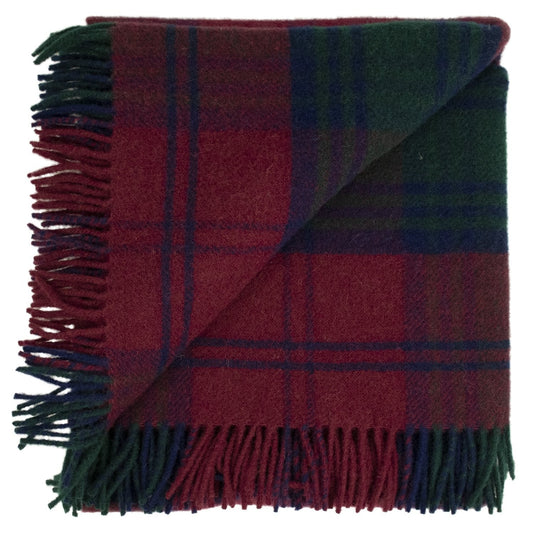 Highland Tweeds Pure New Wool  Fluffy Throw - Lindsay