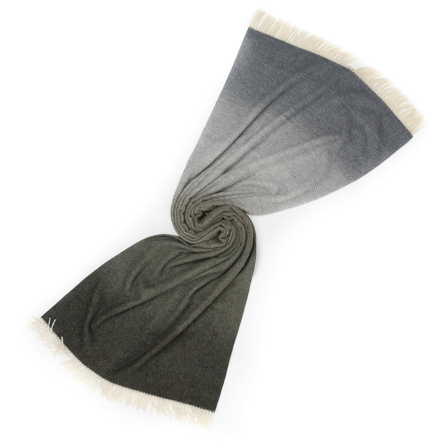 Whisper Ombre Merino Wool Throw – Moss