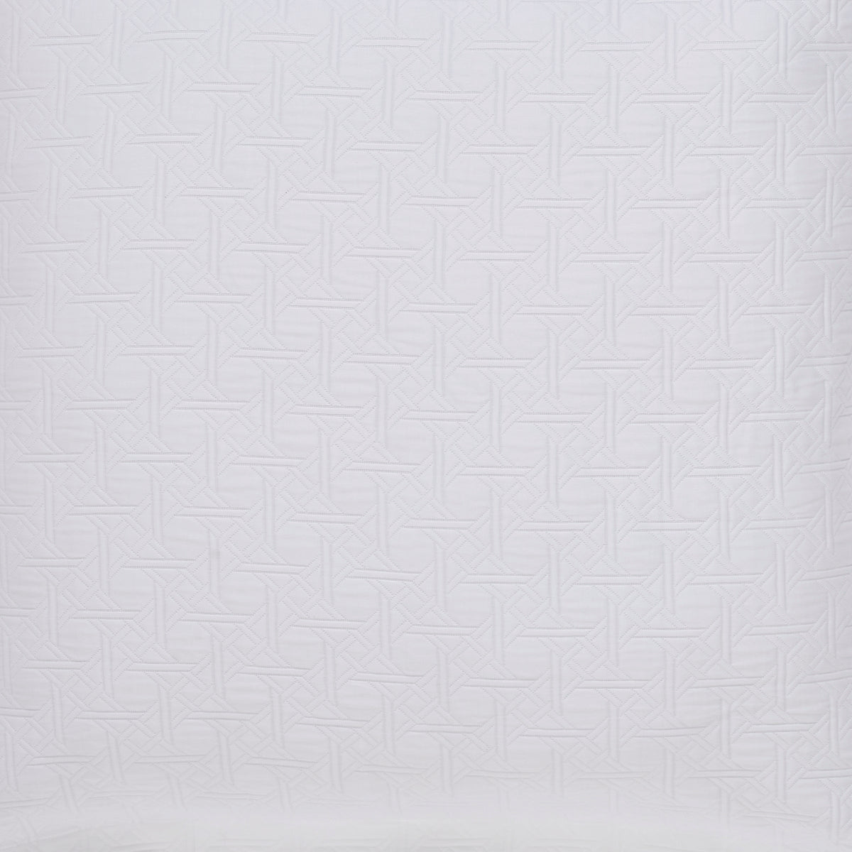Frontier Geometric Matelasse Coverlet Sham