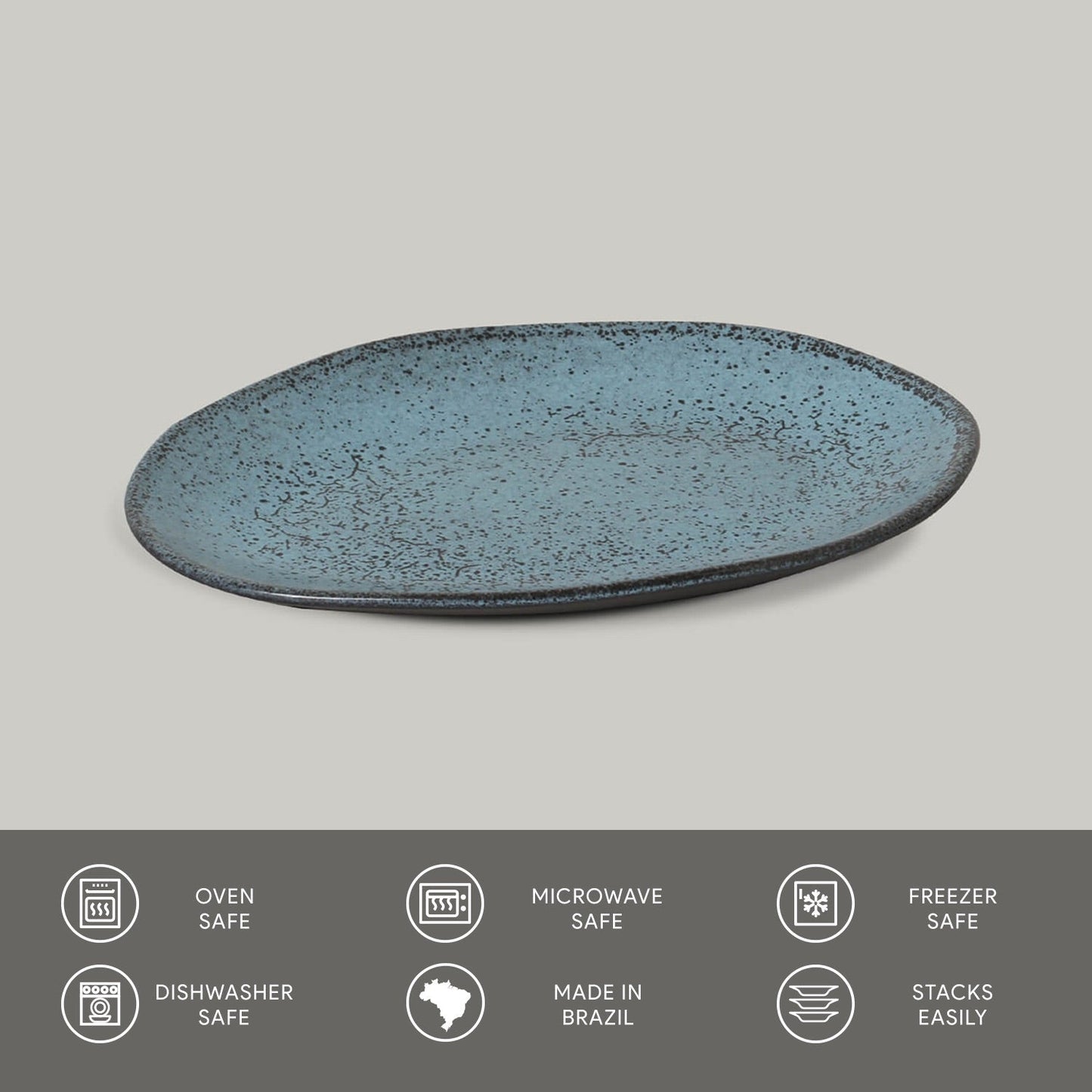 Oval Dessert Plate Set of 6