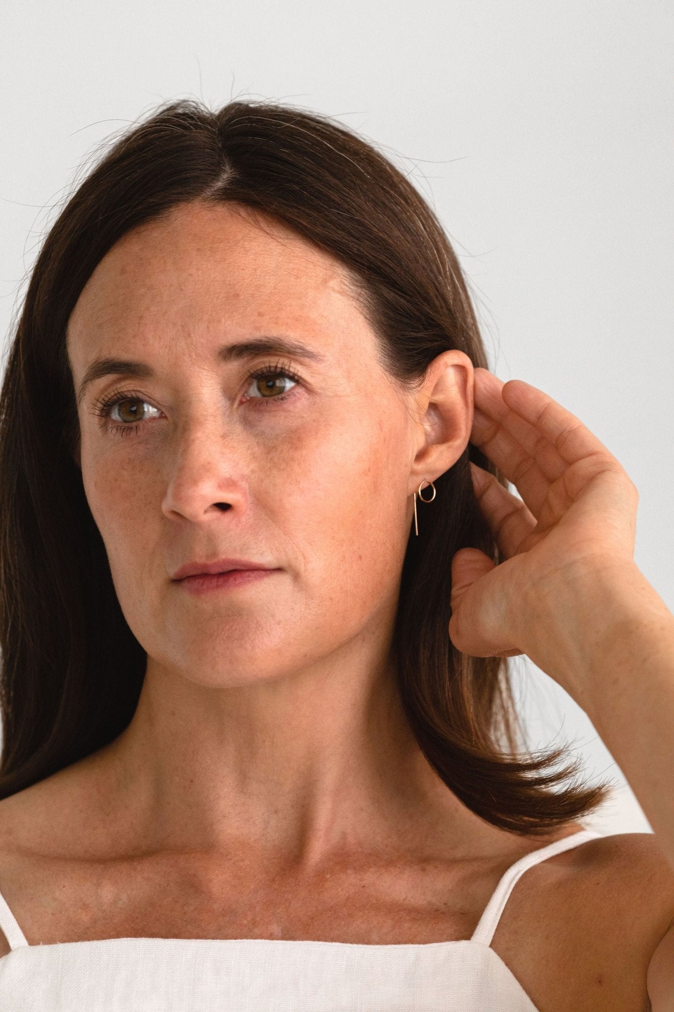 Eloise Threader Earrings | Gold Fill