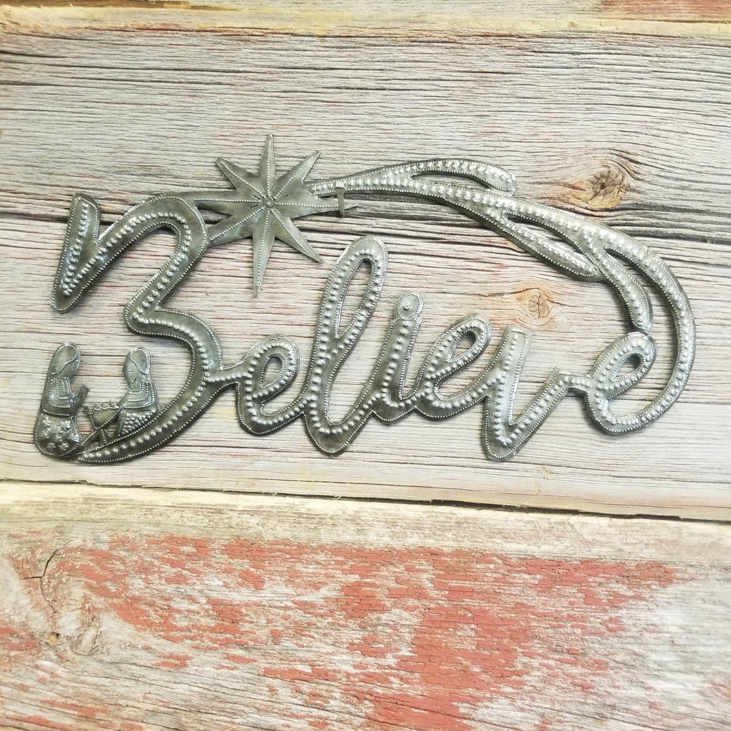 Believe Metal Art