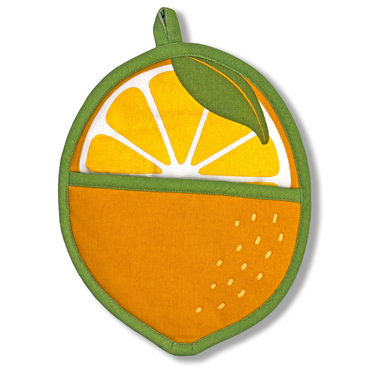 Oyster & Lemon Pot Holders Set of 2