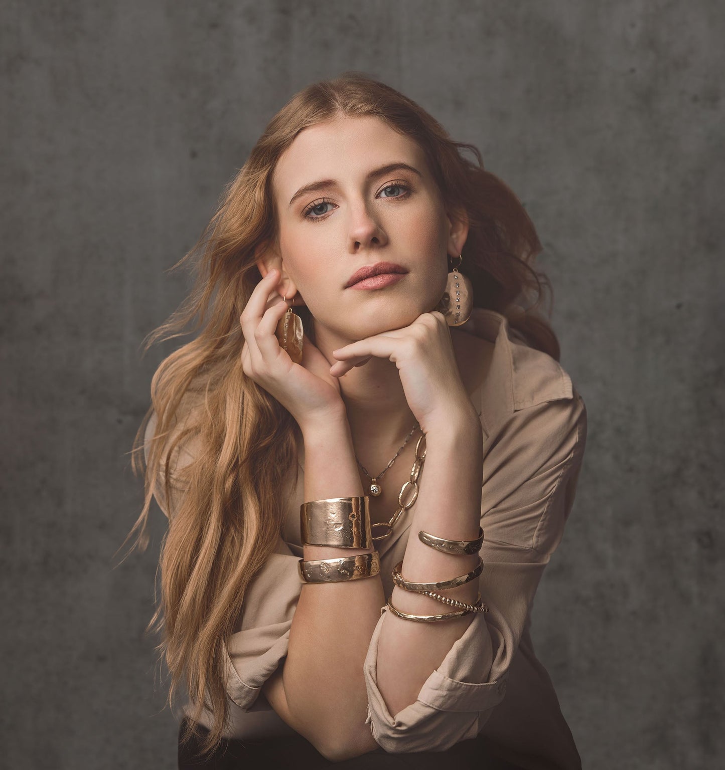 Aura Bronze Bangle