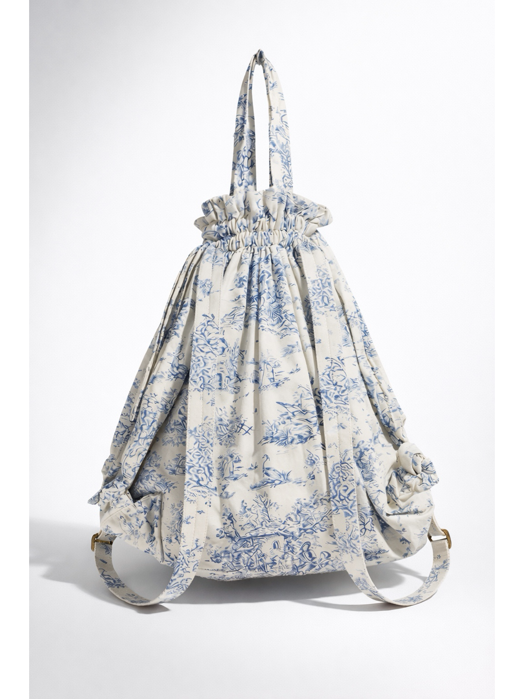 Petite Carryall- Blue Toile