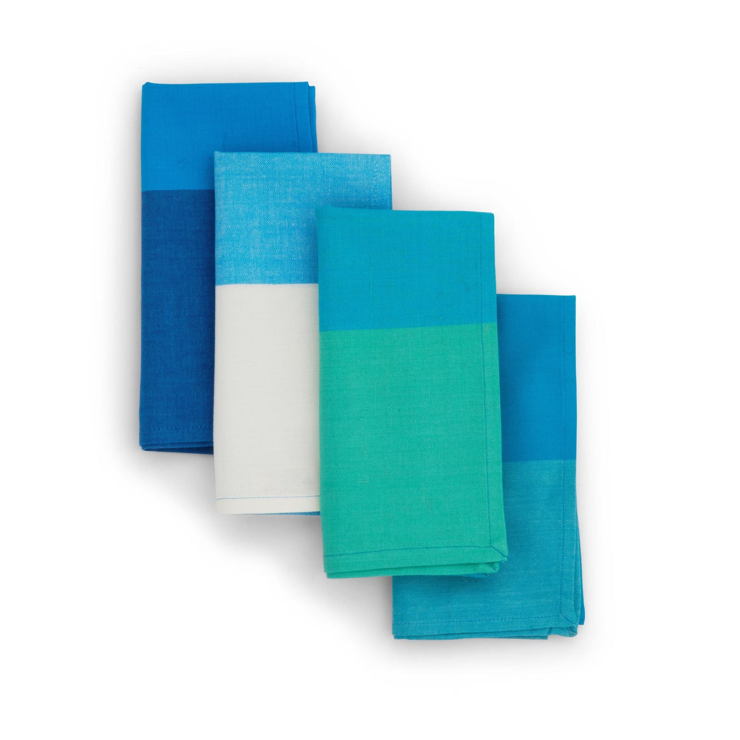 Handwoven Cotton Napkins, Set of 4 | 16" × 16" | Fair Trade | Harmonic