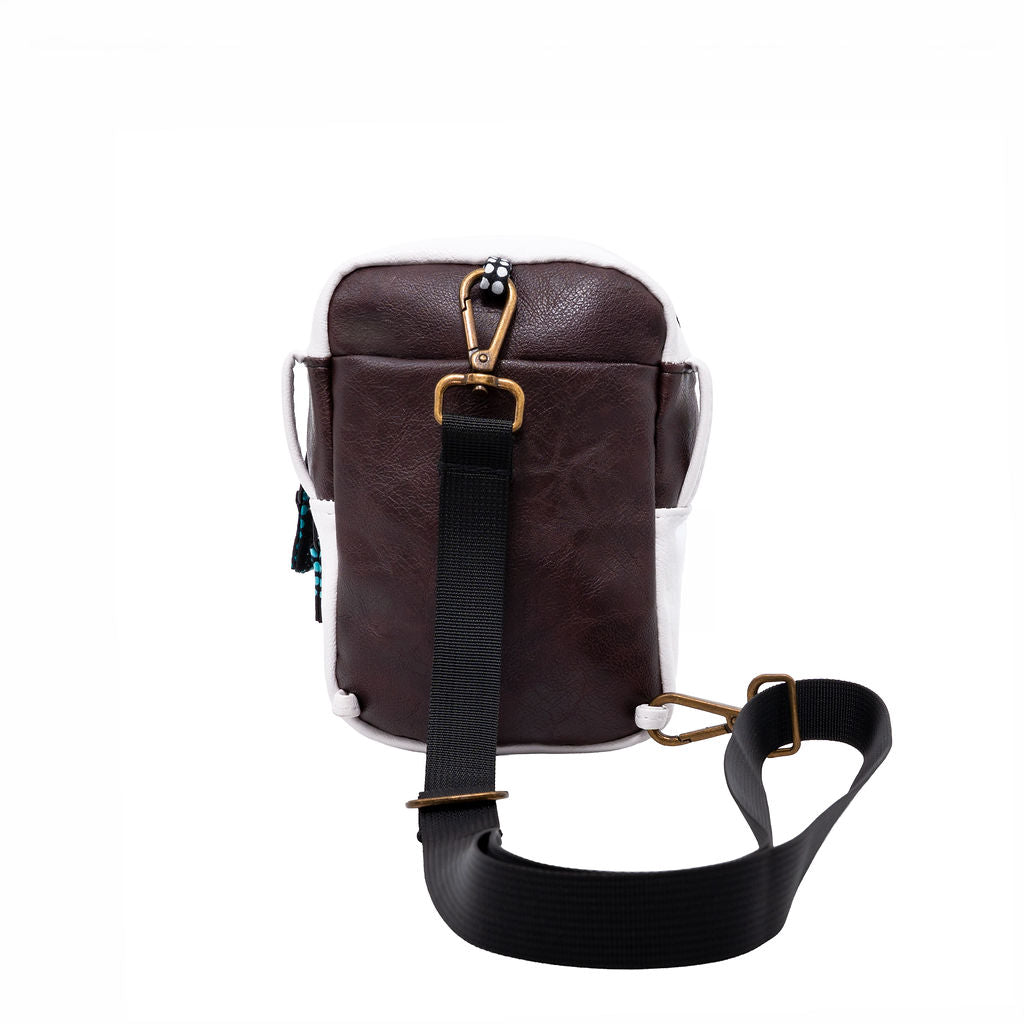 Rozi Convertible Vegan Leather Crossbody Sling Bag