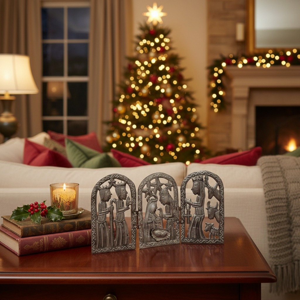 Small Nativity Triptych