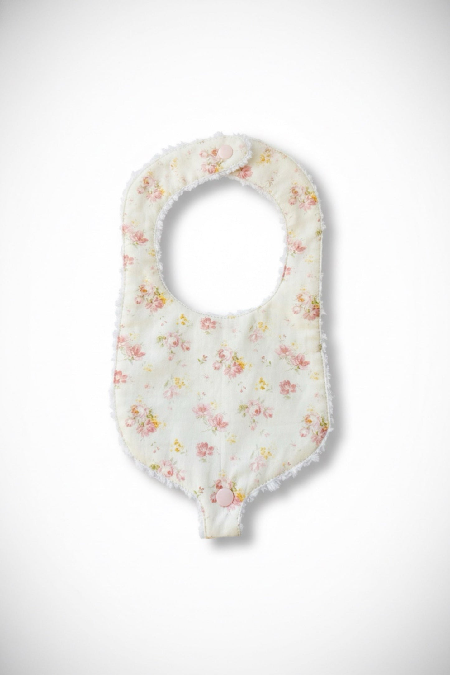 Sooth & Snap Pacifier Bib - Antique Rose