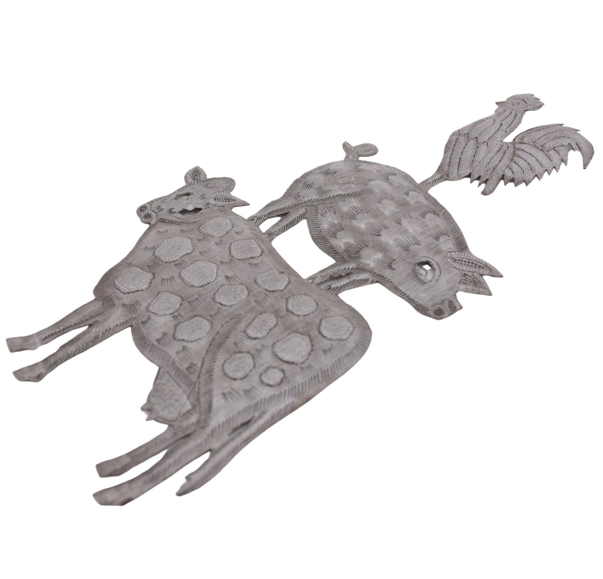 Animals of Brennen Wall Décor – Handmade in Haiti | Recycled