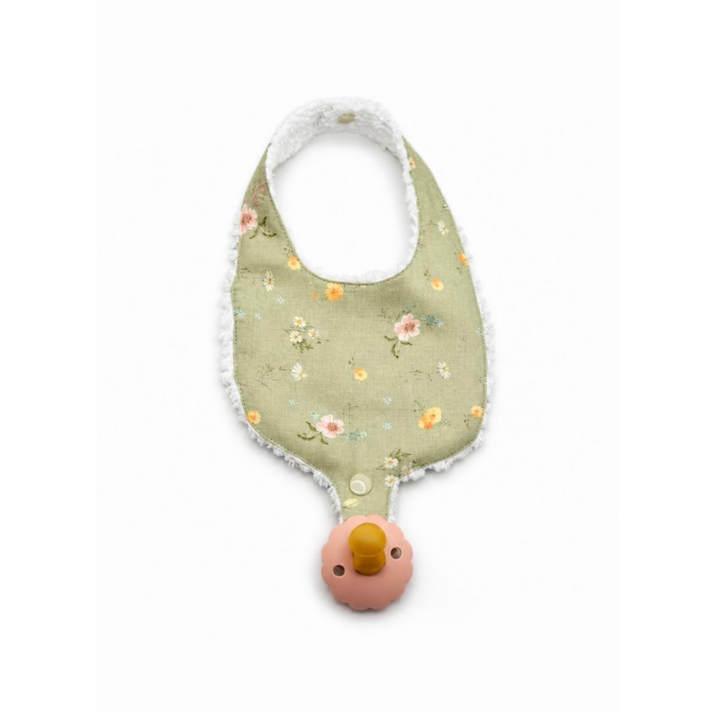 Sooth & Snap Pacifier Bib – Hedgerow Floral