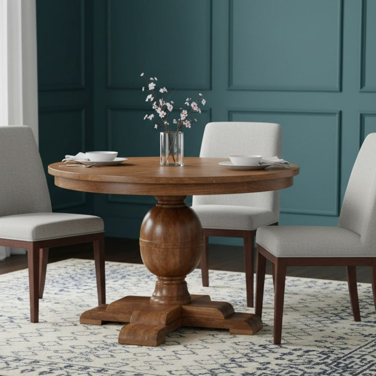 Artisan Furniture Solid Wood Wentworth Round Dining Table