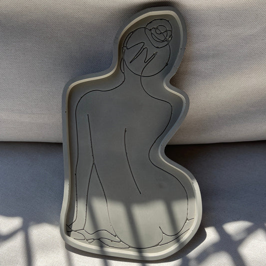 Backless Concrete Tray