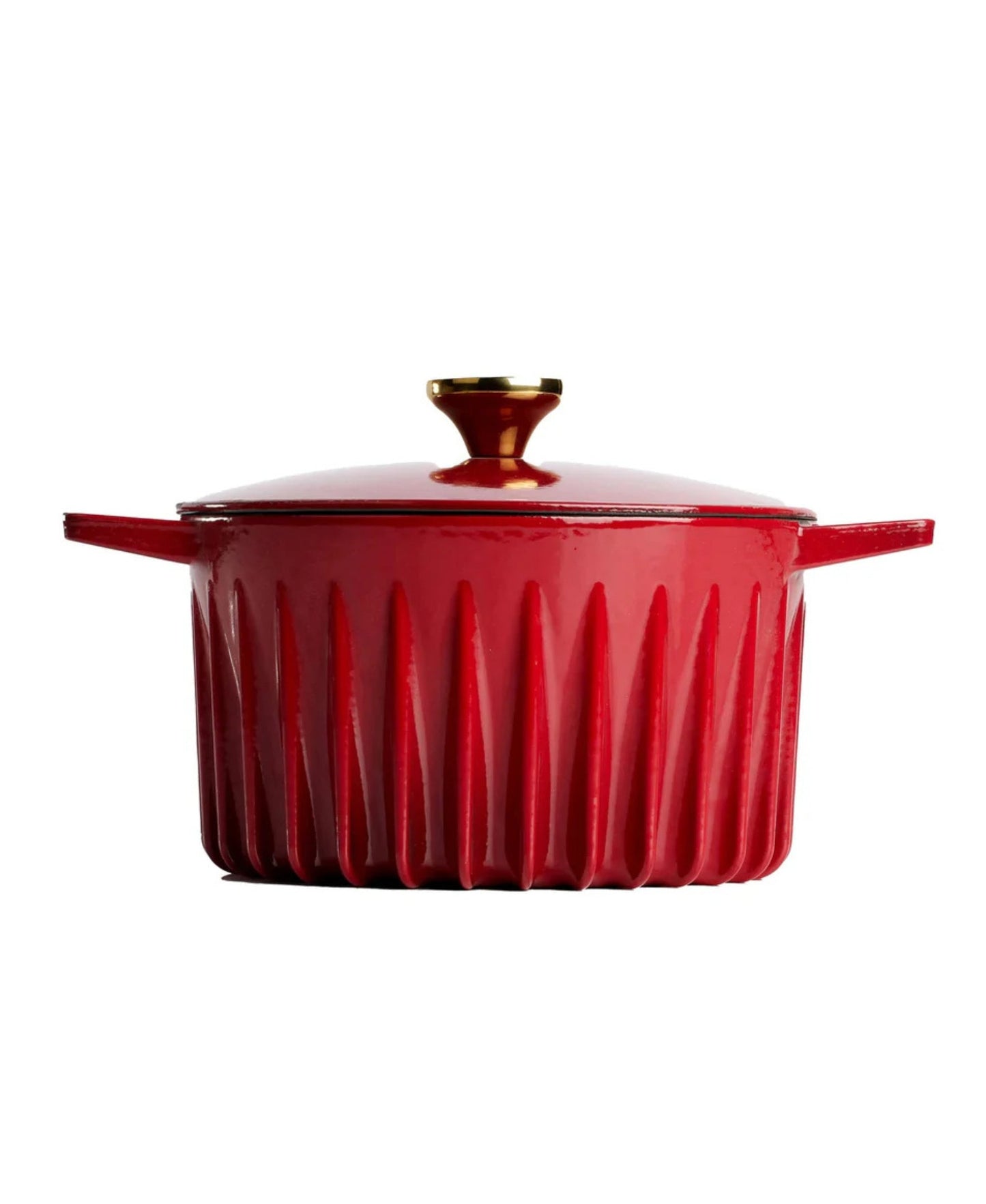 FIREUP Rapid Heat Enameled Cast Iron Rosso Red 5.5-Quart Dutch Oven