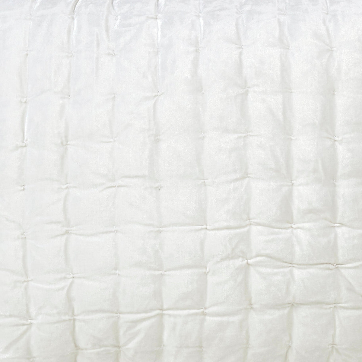 Luna Hand Pinched Velvet Quilt Sham