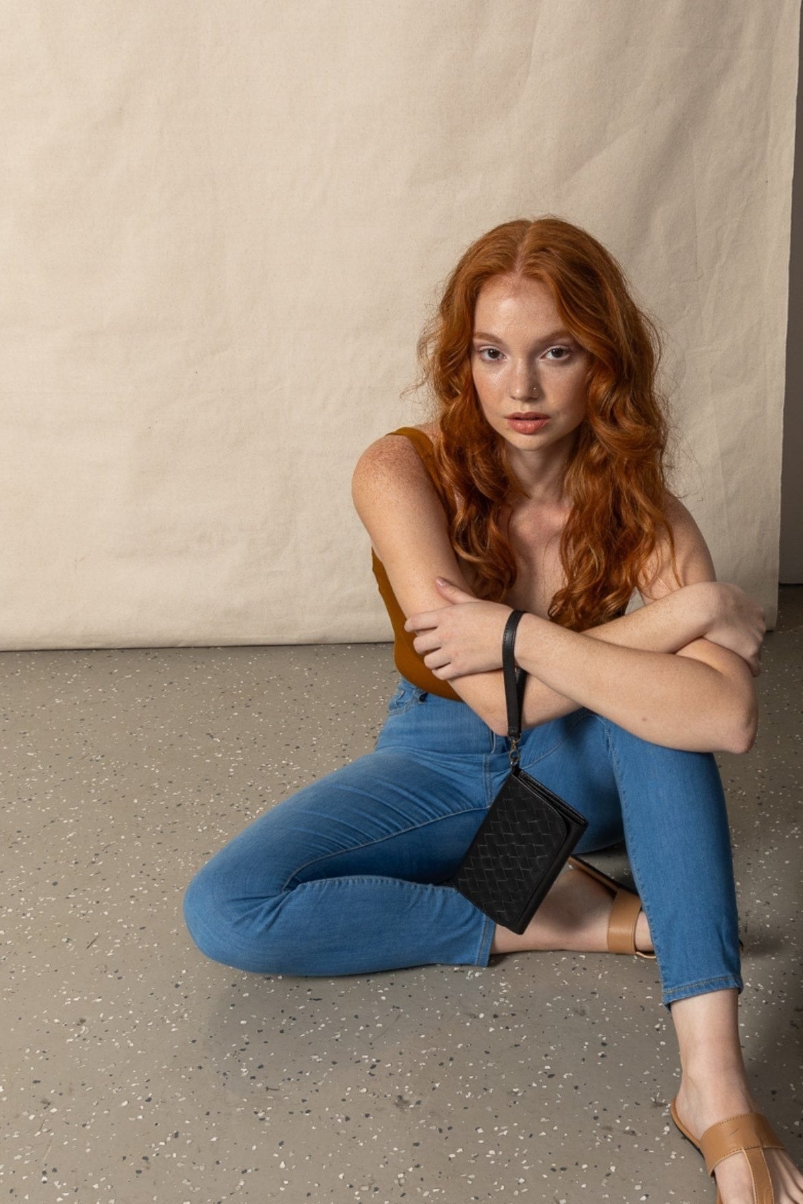 Woven Wristlet Wallet