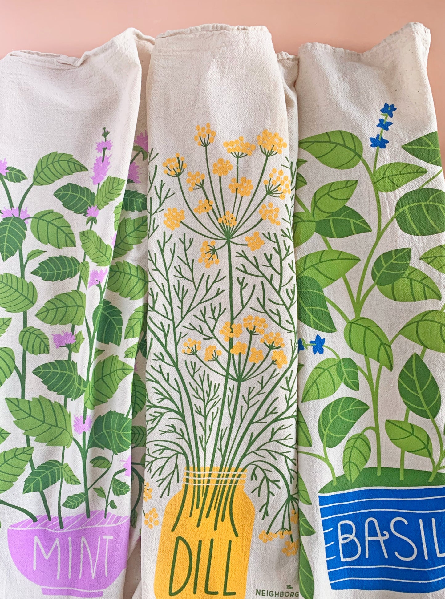Mint Herb Dish Towel