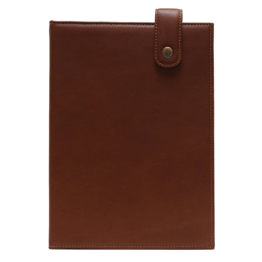 Brown Leather Hard Notebook Cover