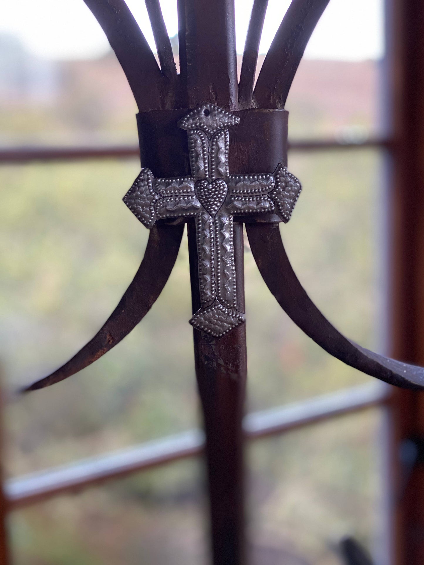3" x 4.25" Small Milagro Cross $3.40 ea. Set/3  Heart Design