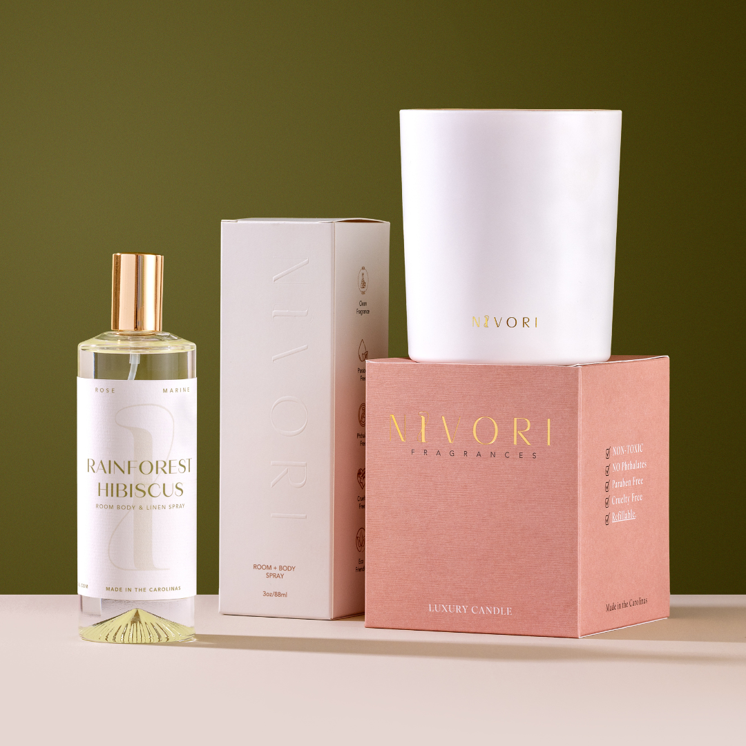 Rainforest Hibiscus - Room Spray & Candle Bundle