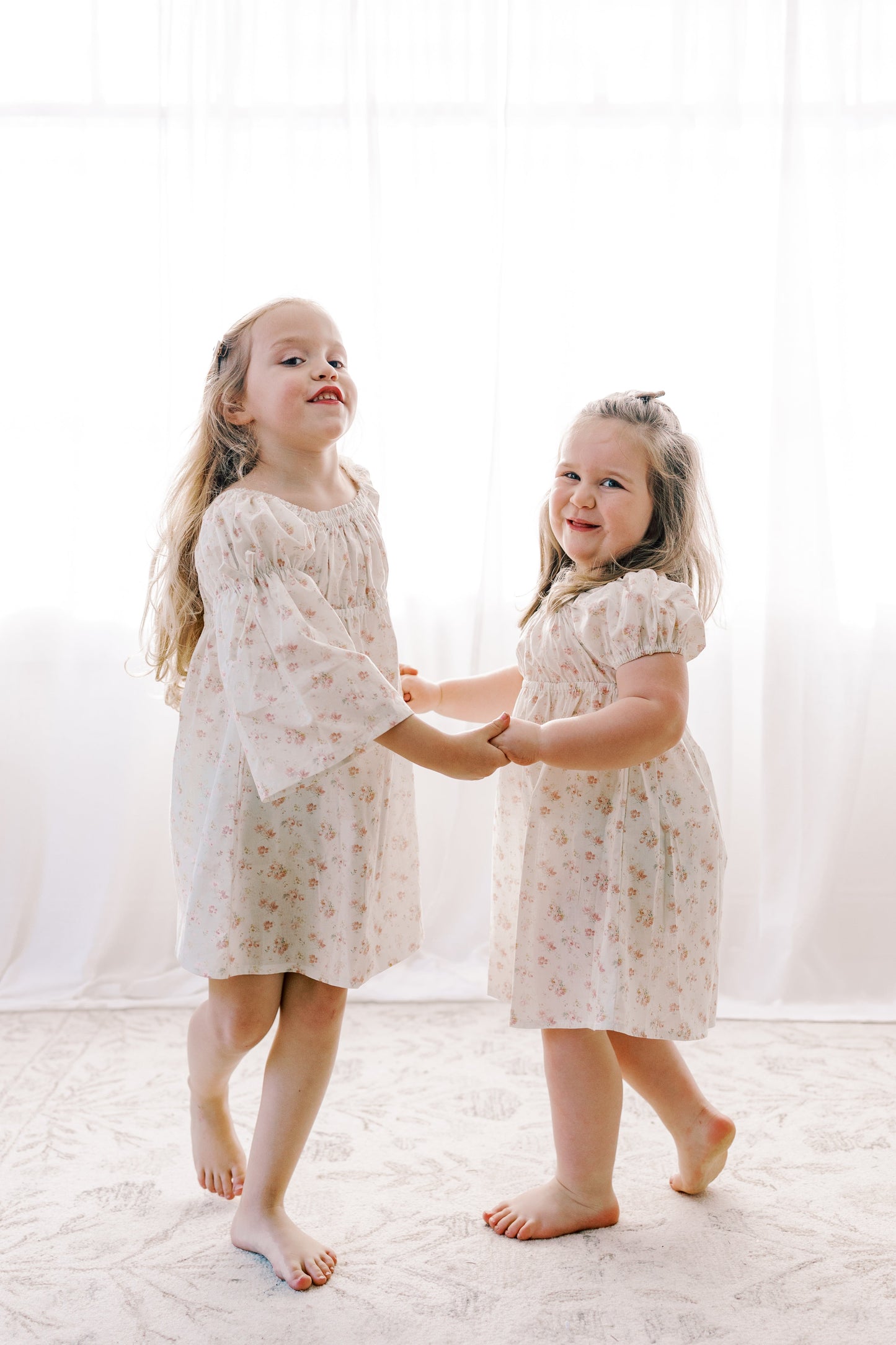Kennedi Dress- Spring Petal| Short Sleeve