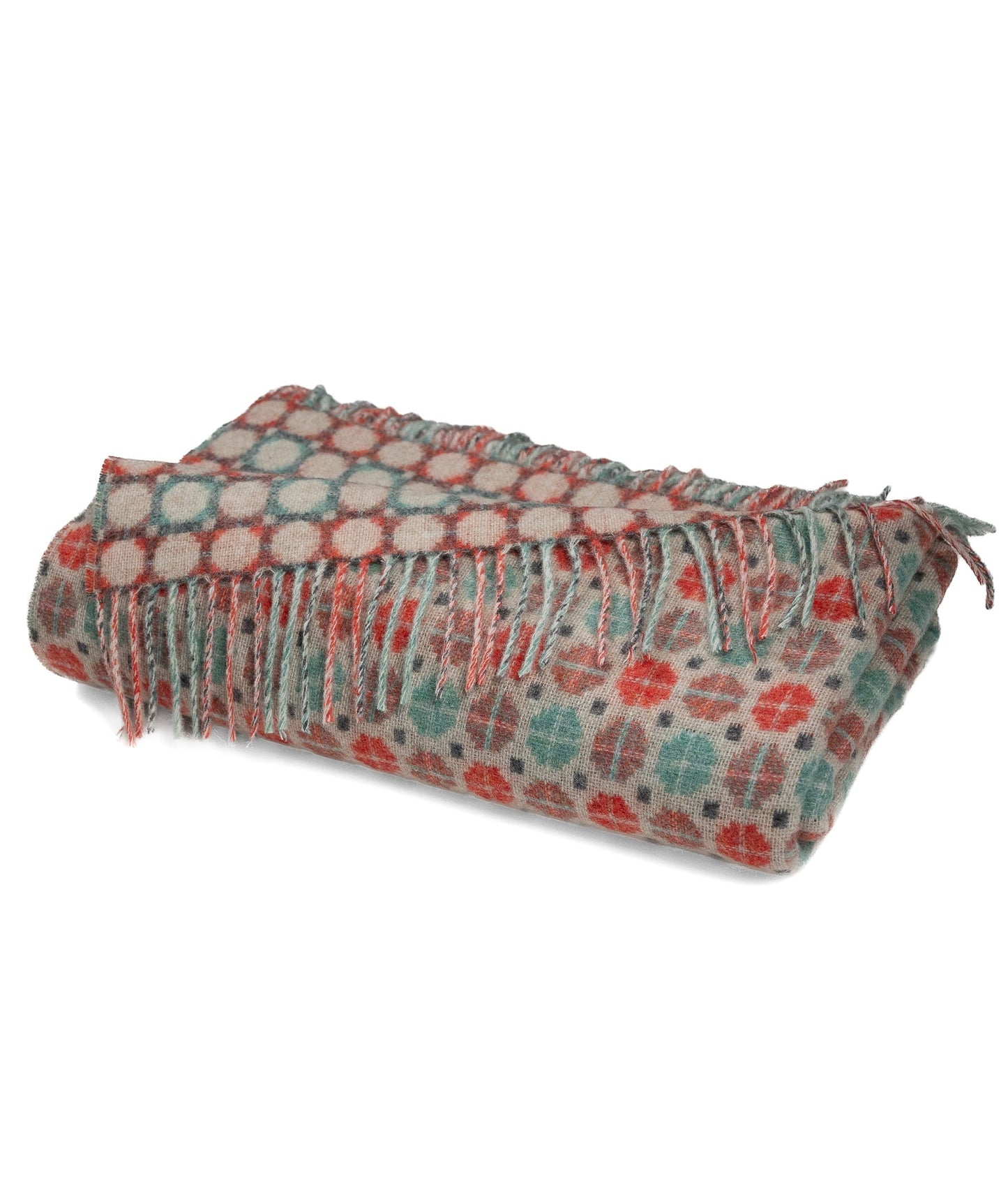 Southampton Home Merino Wool Medallion - Melon