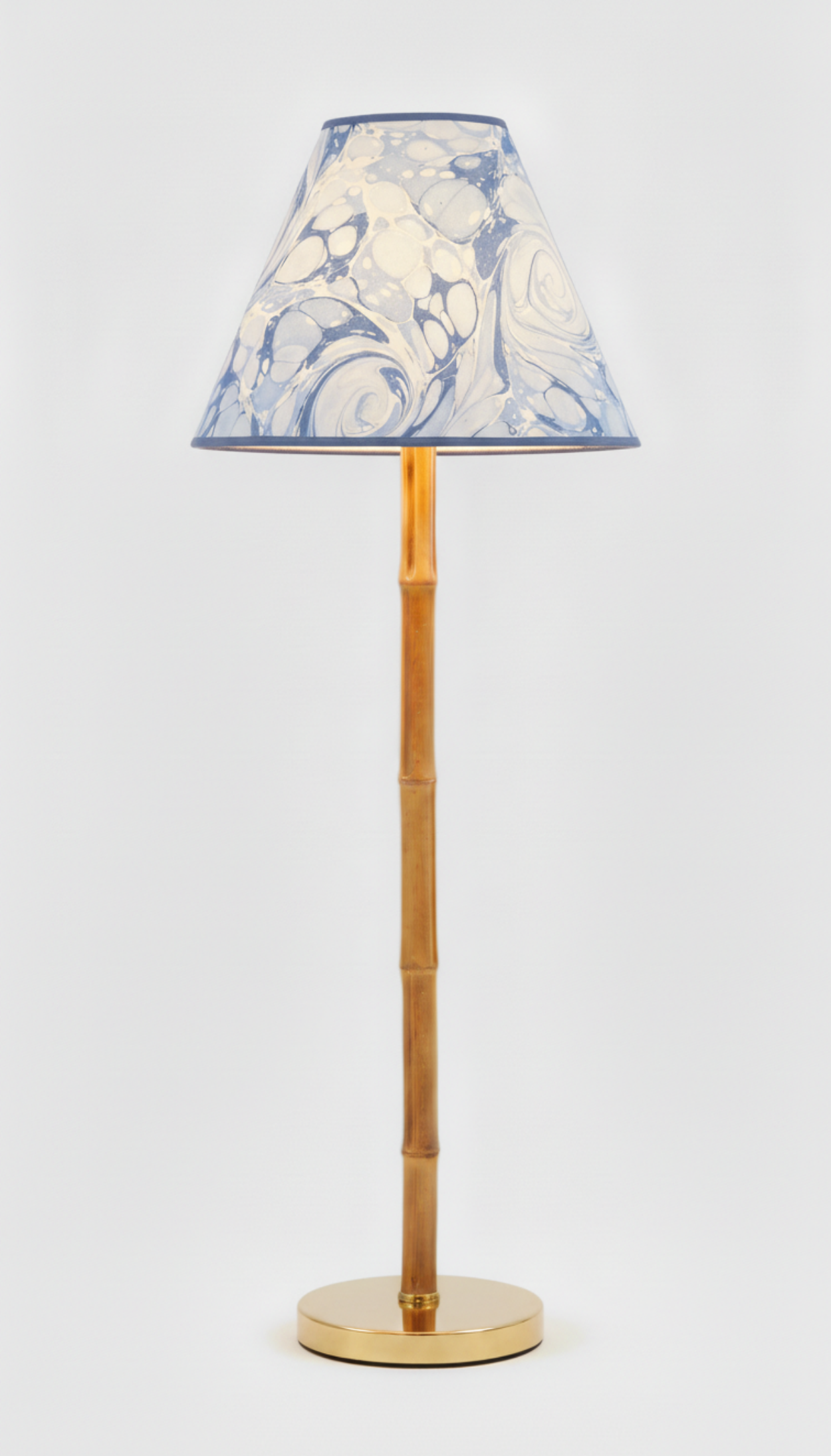 16" Empire Lampshade —  Hand-Marbled