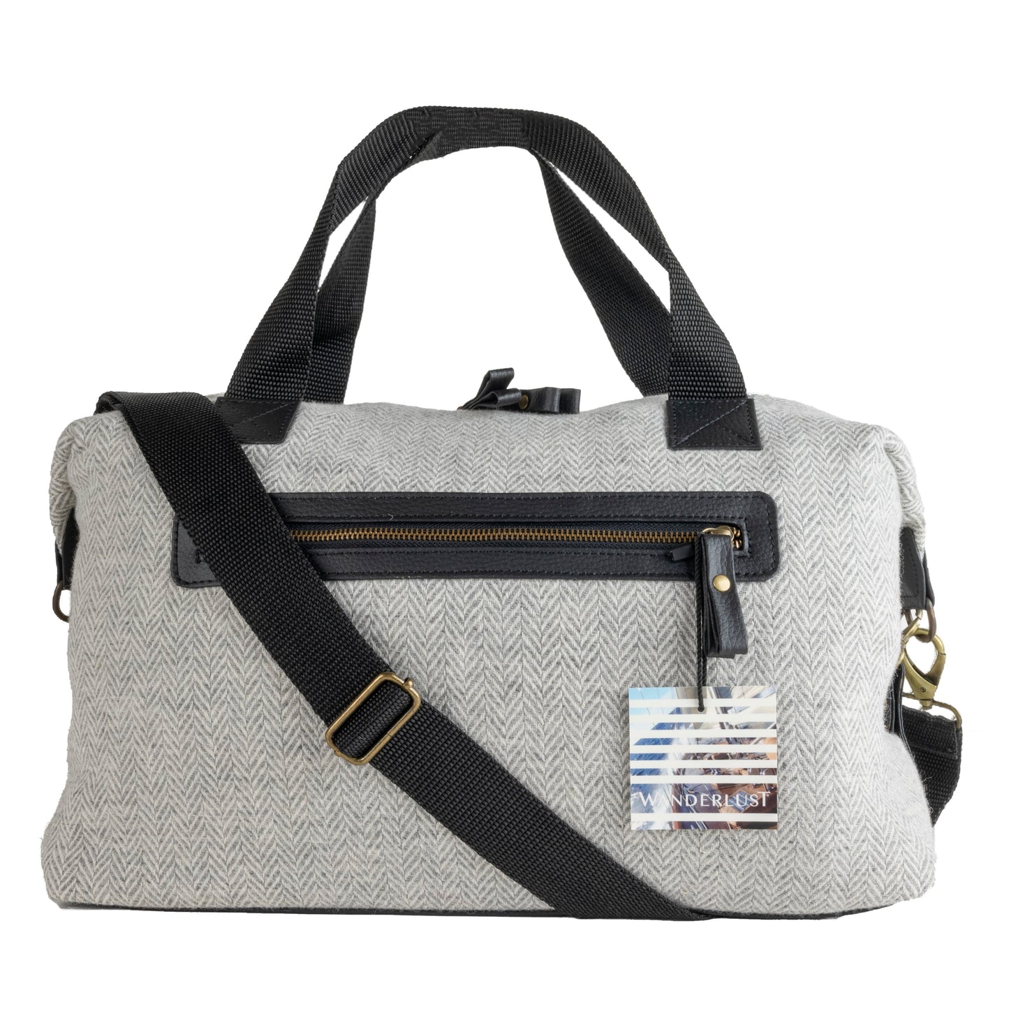 Wanderlust Highland Tweeds Weekender Bag - Silver