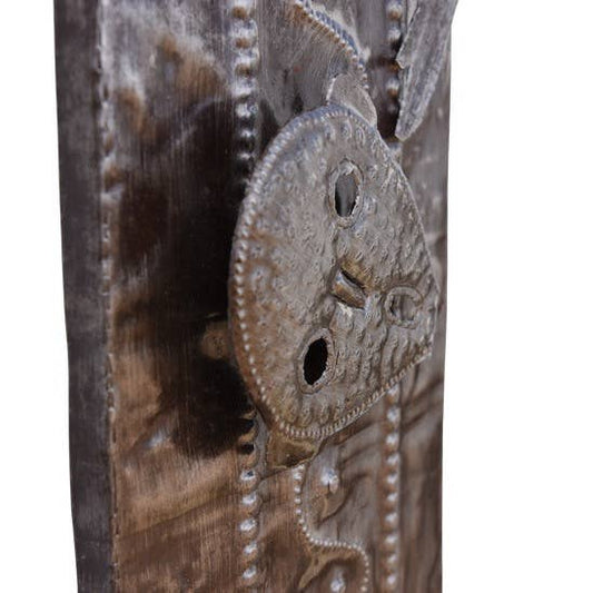 Ghede Voodoo Metal Art Haitian Sculpture 10.5" x 32" x 1"