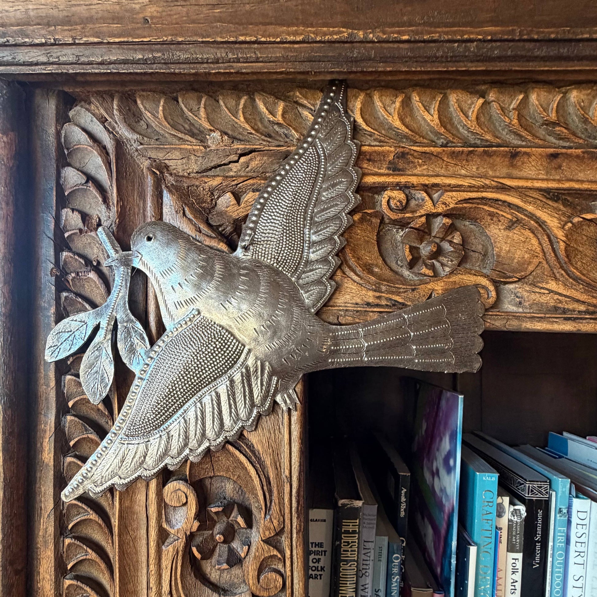 Haitian Dove of Peace Metal Wall Art Handmade Fair Trade