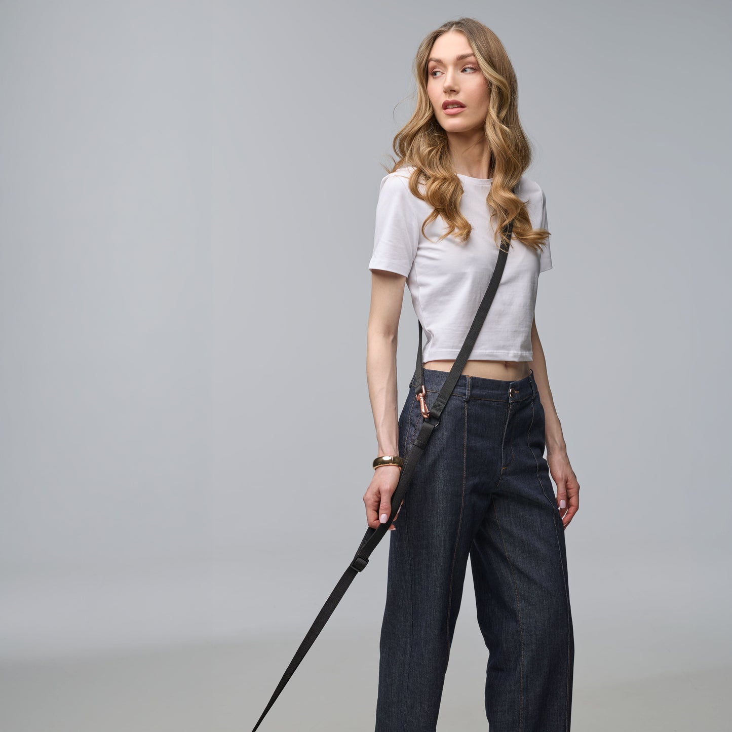 City Dog Leash - Solid Black for Small Rockstar
