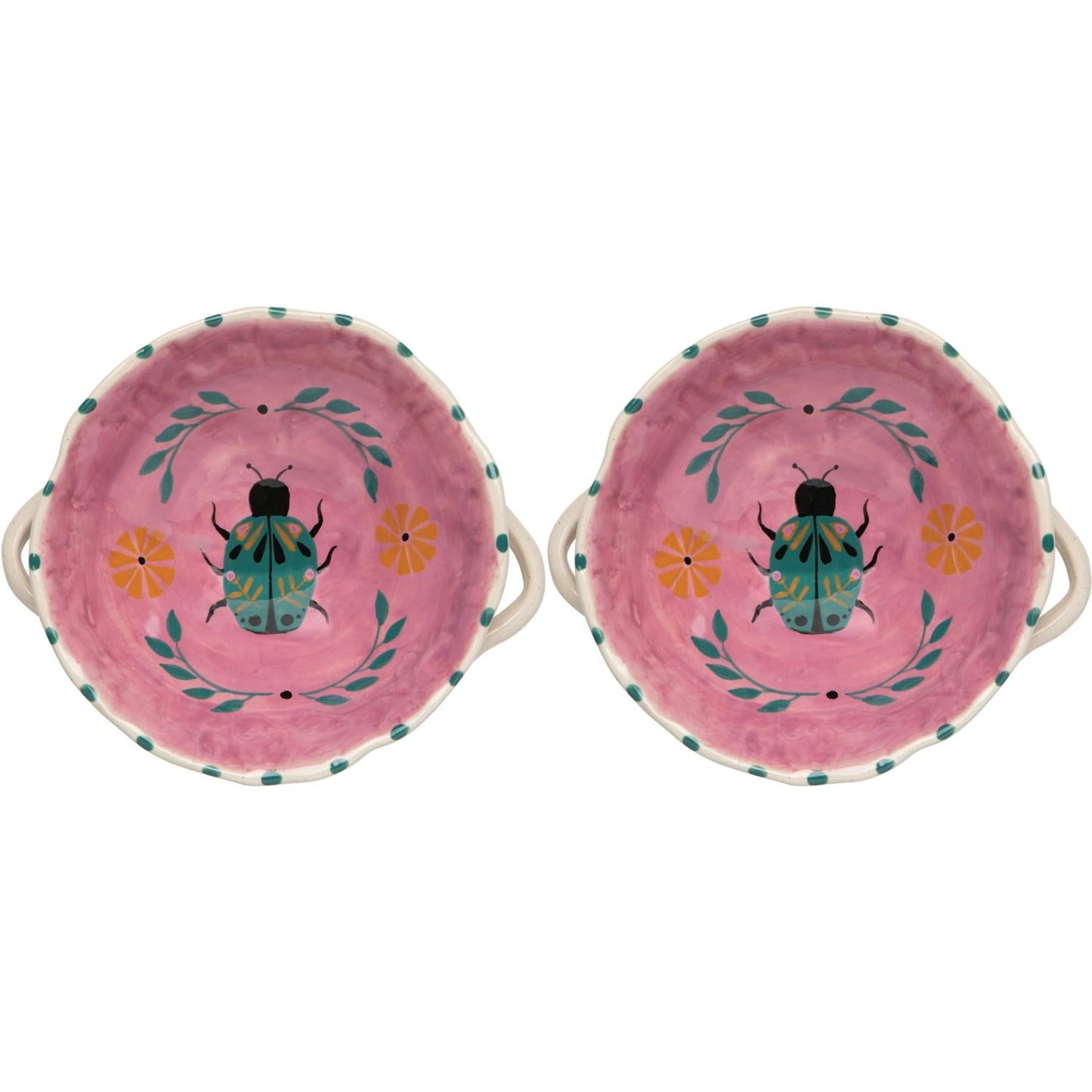 Set of 2 Bowl Footed Amulet
